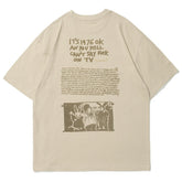 Baumwoll-T-Shirt mit lustigem Häschen-Print